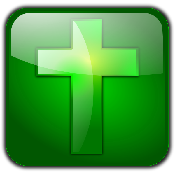 SVG Green cross
