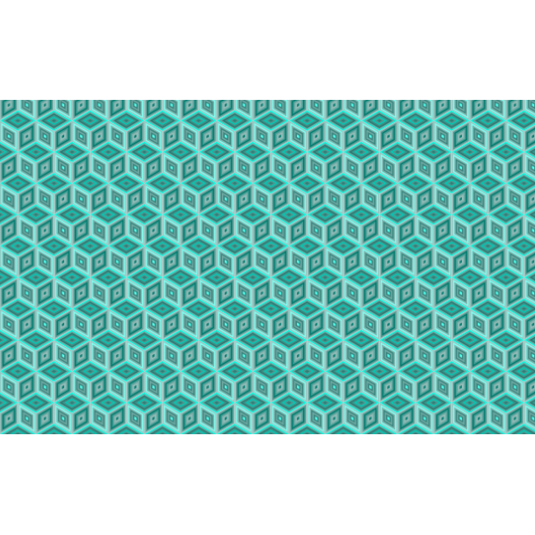 SVG Green cubes pattern