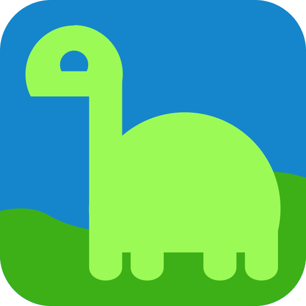 SVG Green dino avatar icon vector illustration