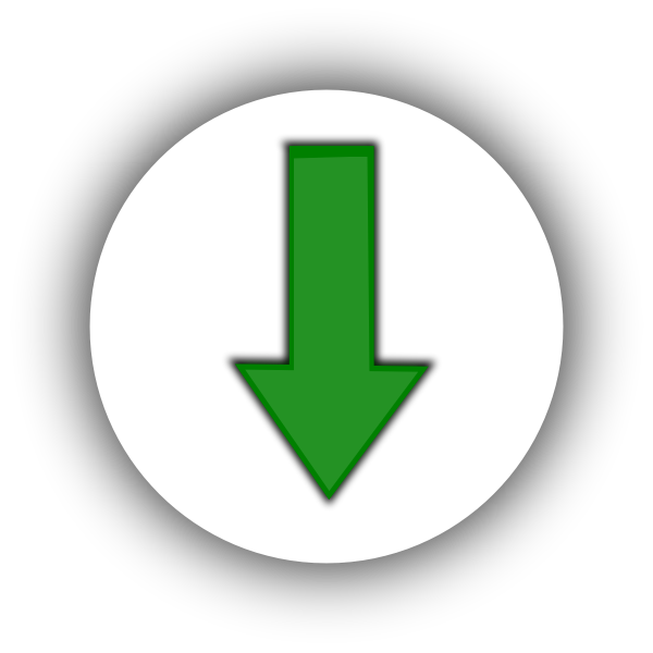SVG Green download icon vector image