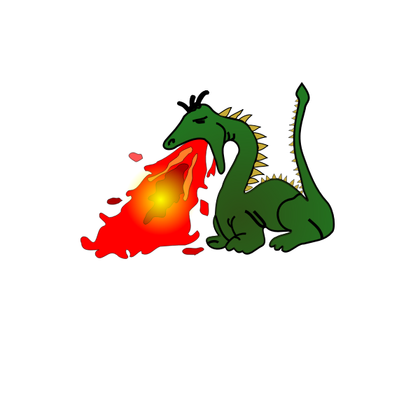 SVG Green dragon