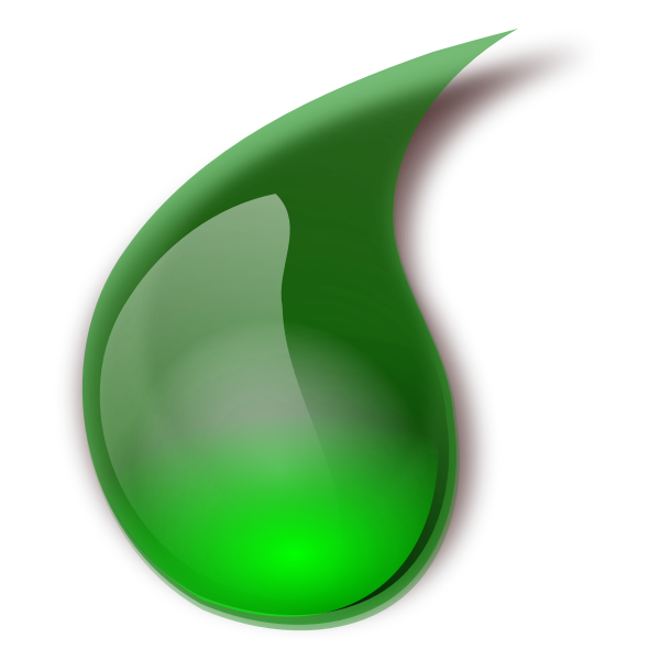 SVG Green drop