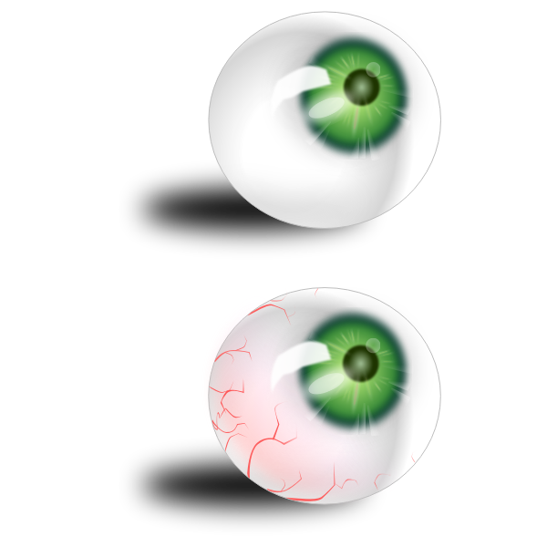 SVG Green eyeball