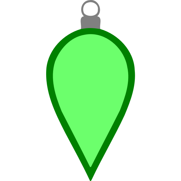 SVG Green festive decoration