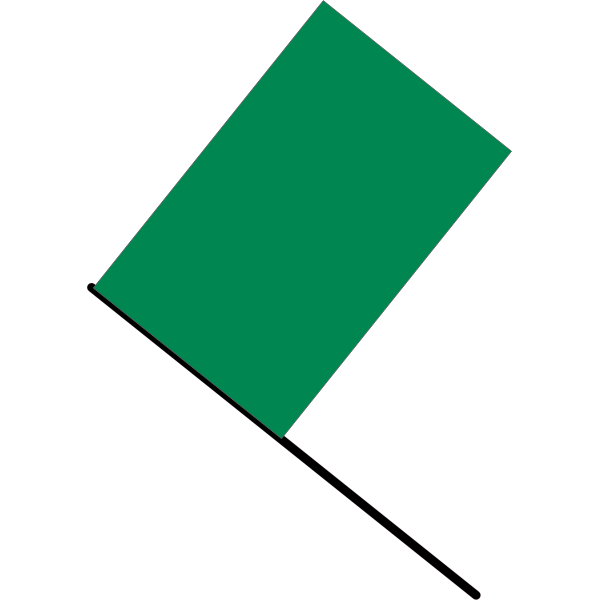 SVG Green flag