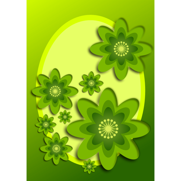 SVG Green flowers