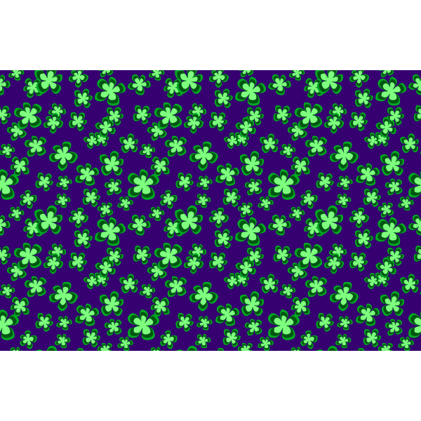 SVG Green flowers on blue background