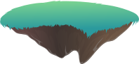SVG Green flying platform