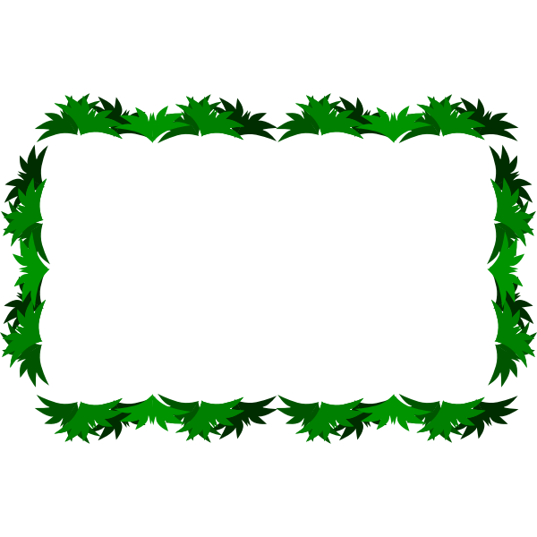 SVG Green Frame