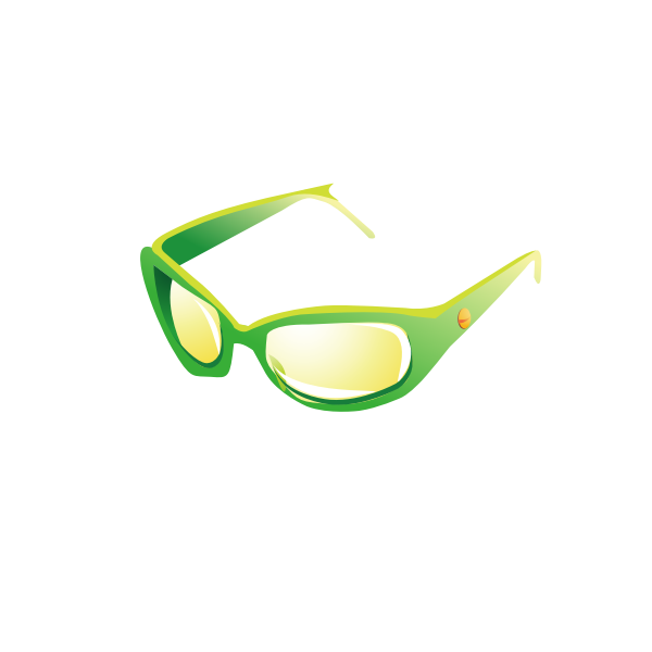 SVG Green glasses