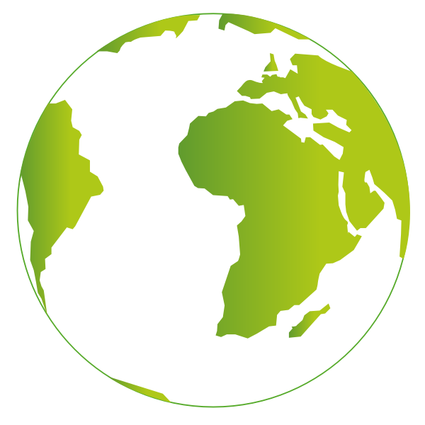 SVG Green globe image