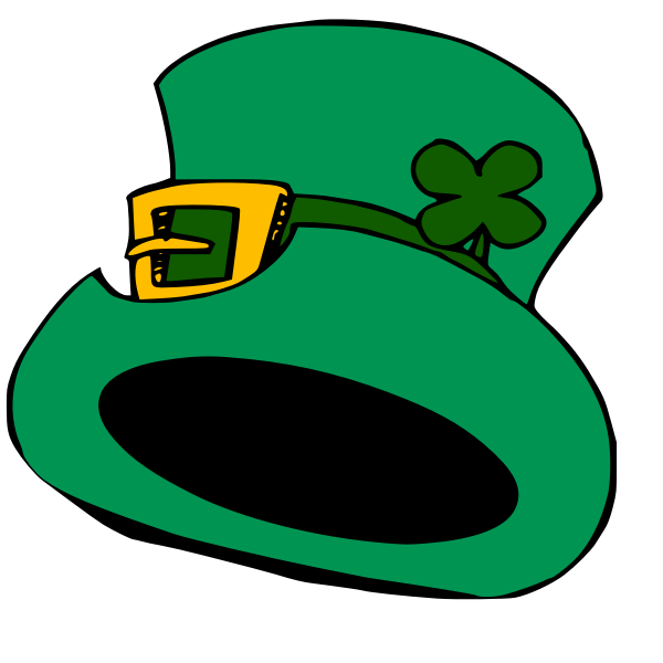 SVG Green hat vector image