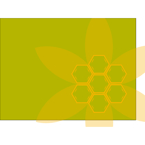 SVG Green hexagon vector background