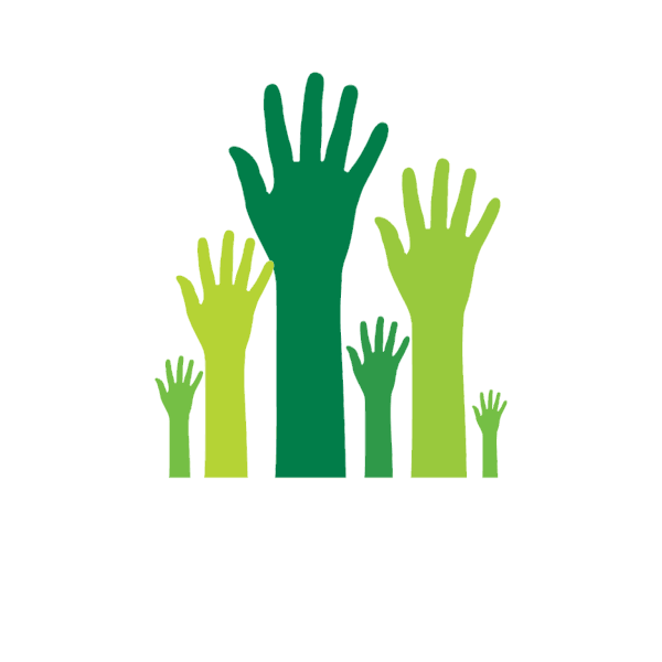 SVG Green human hands
