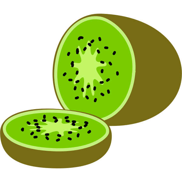 SVG Green kiwi