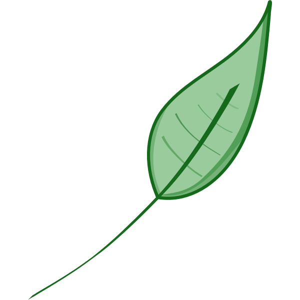 SVG Green leaf