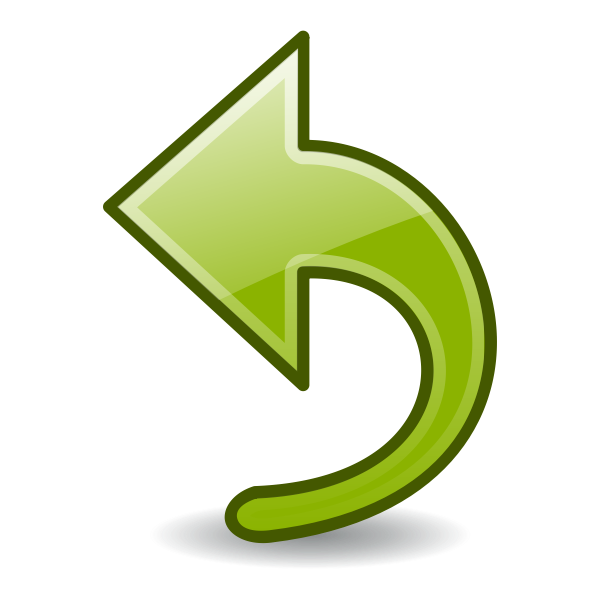 SVG Green left pointer