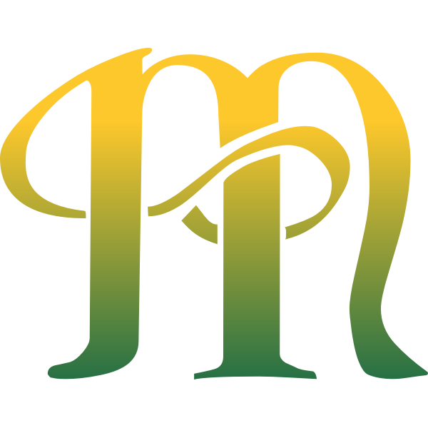 SVG Green letter M
