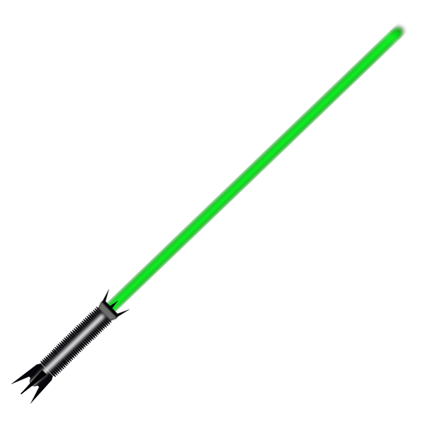 SVG Green light saber vector clip art