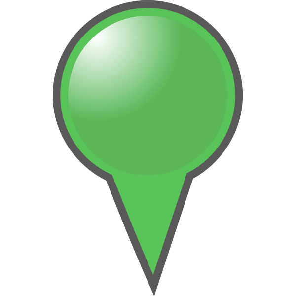 SVG Green location pin