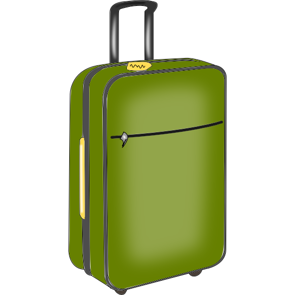 SVG Green luggage