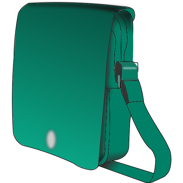 SVG Green man handbag