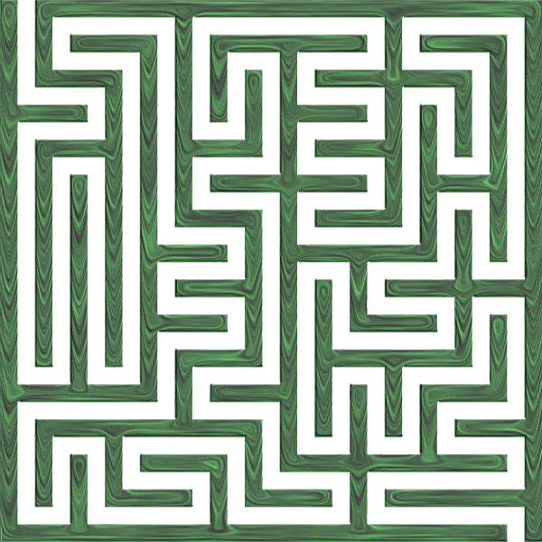 SVG Green maze