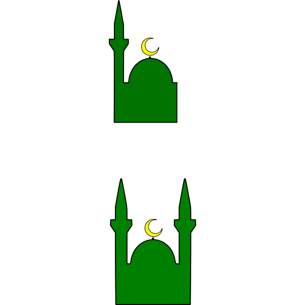 SVG Green mosque