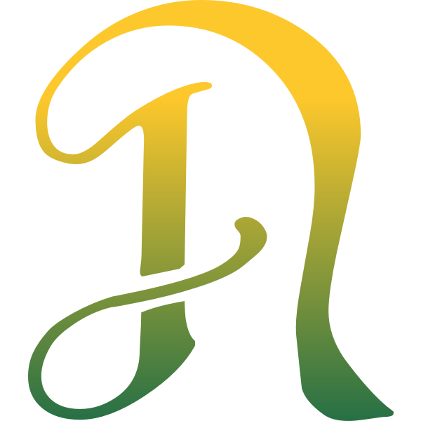 SVG Green N letter