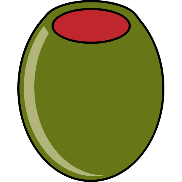 SVG Green olive vector