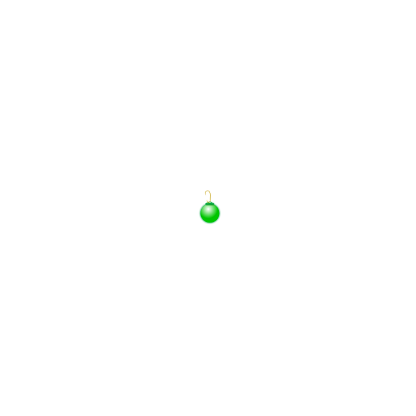 SVG Green Ornament