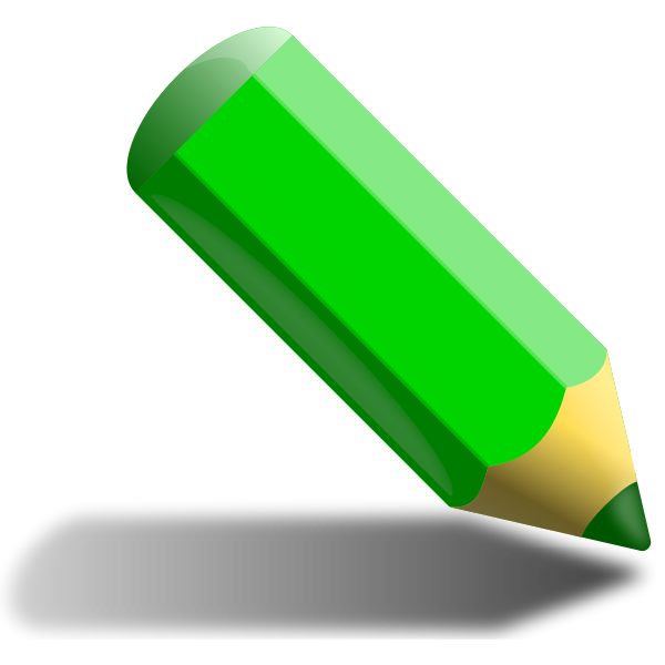 SVG Green pencil