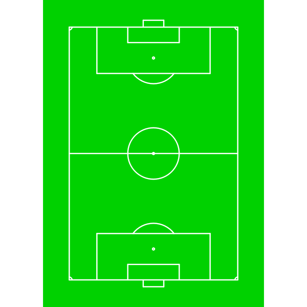 SVG Green playing field vector illustration