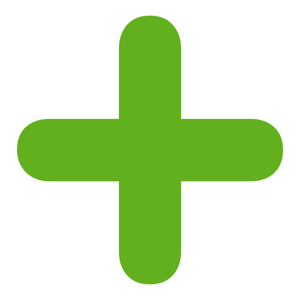 SVG Green plus sign