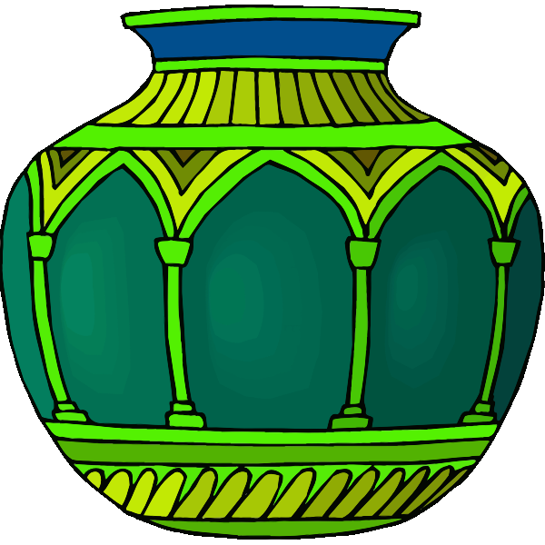SVG Green pot