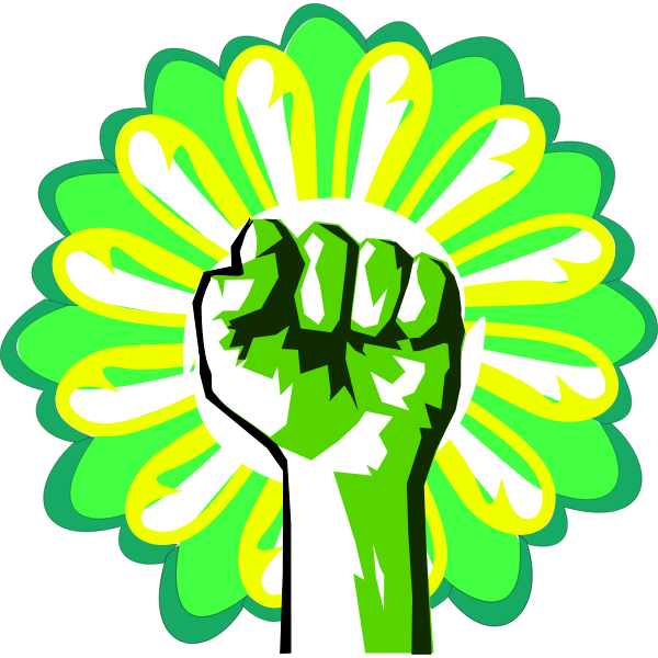 SVG Green power vector illustration