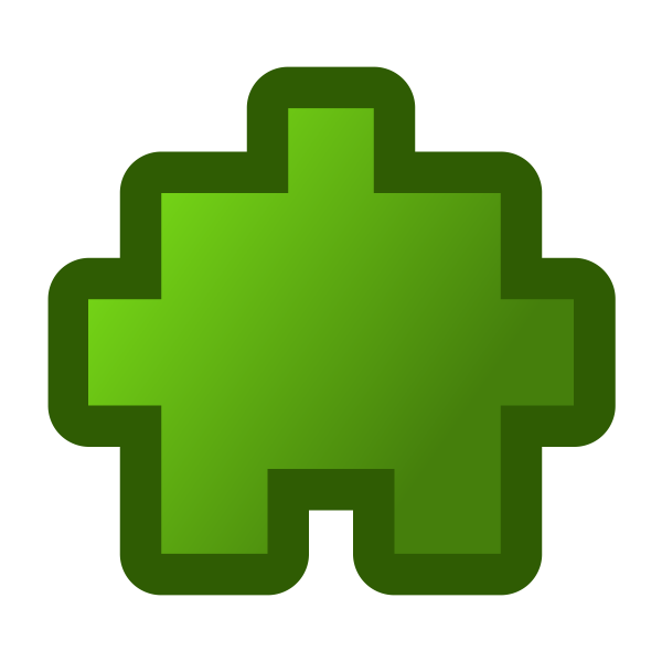SVG Green puzzle