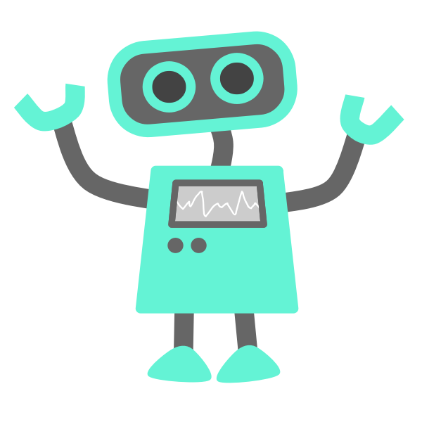 SVG Green robot