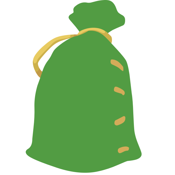 SVG Green sack
