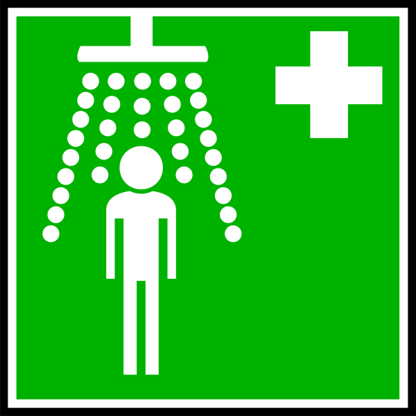 SVG Green shower