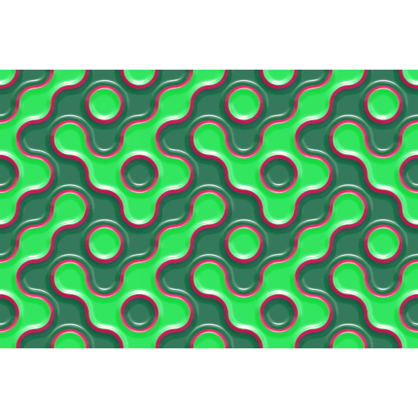 SVG green slime bubbles pattern