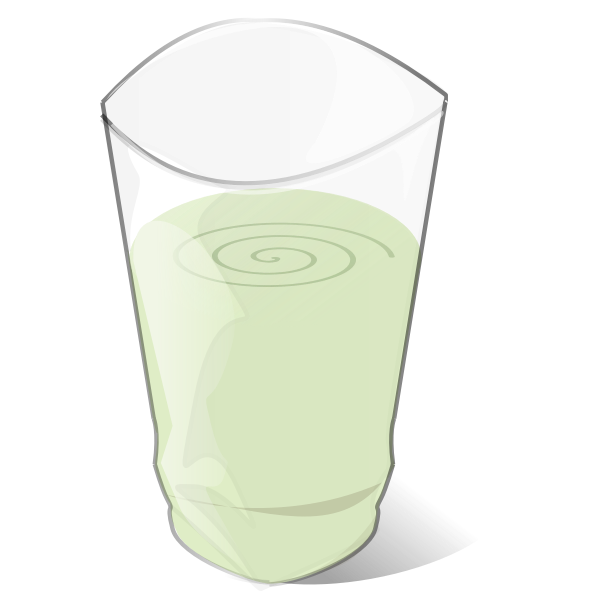 SVG Green smoothie vector