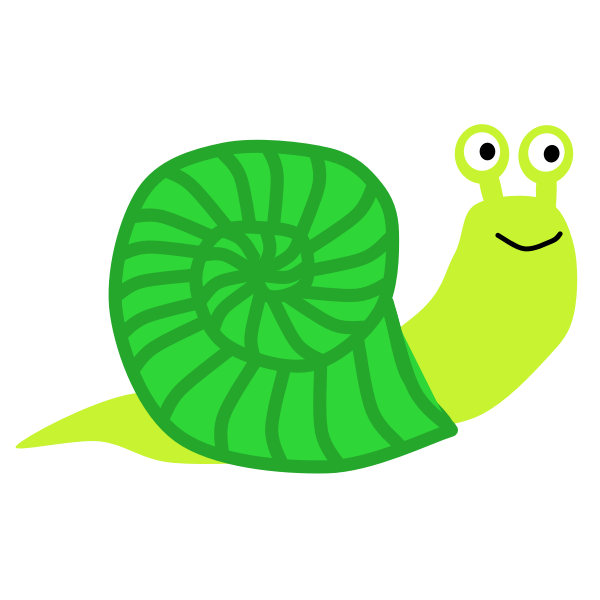 SVG Green snail