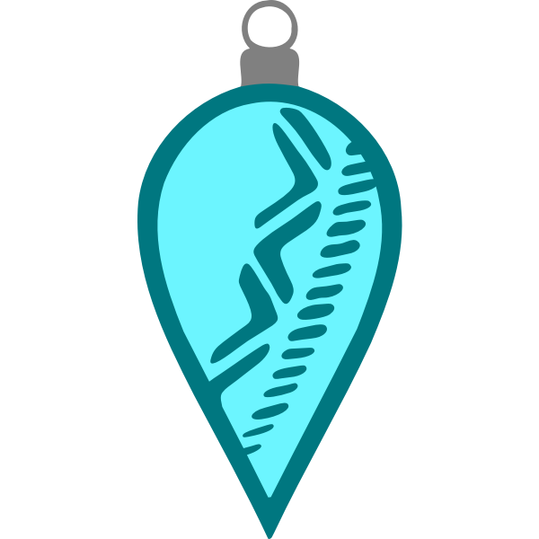 SVG Green spiky bauble
