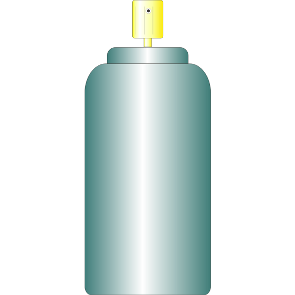 SVG Green spray can