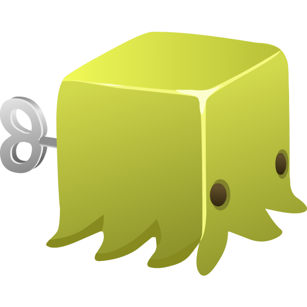SVG Green squid image