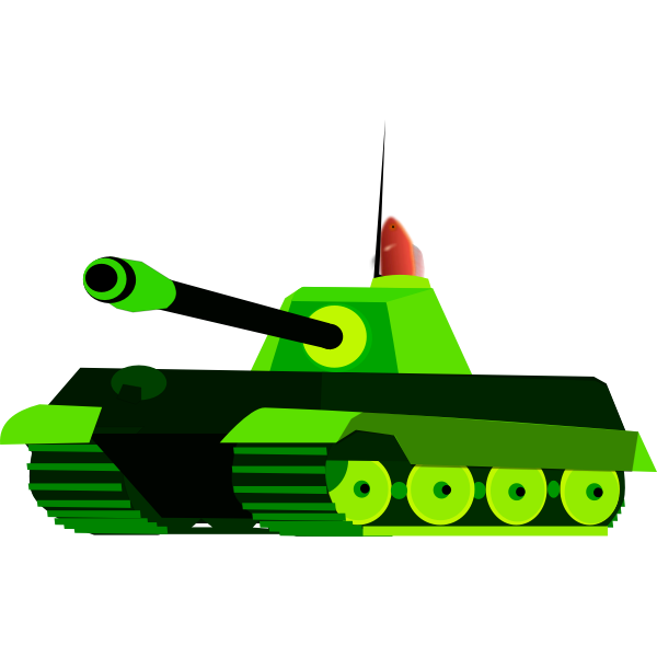 SVG Green tank