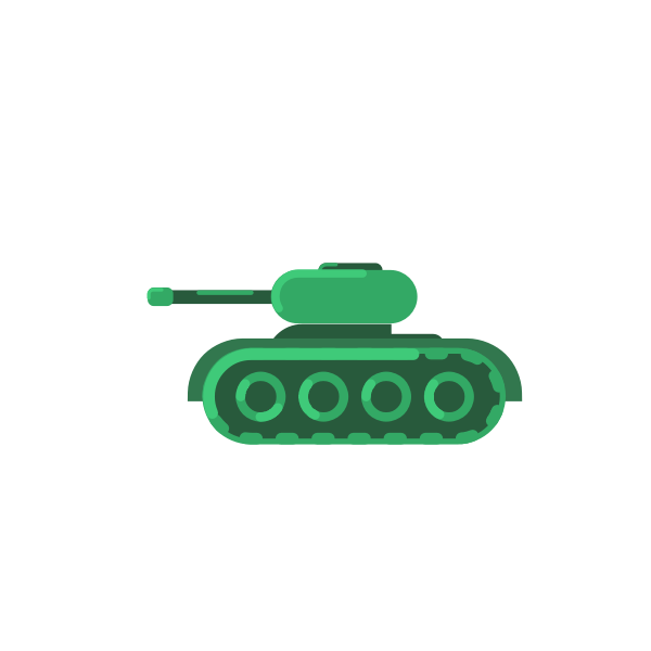 SVG Green tank armored vehicle