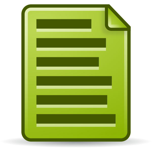 SVG Green text