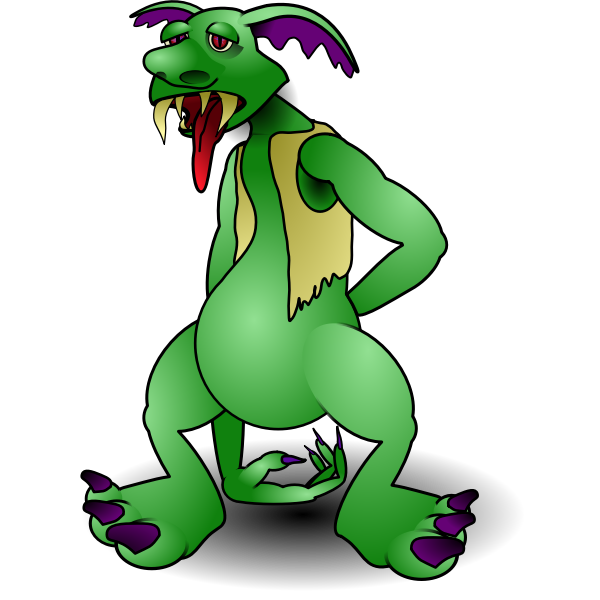 SVG Green troll